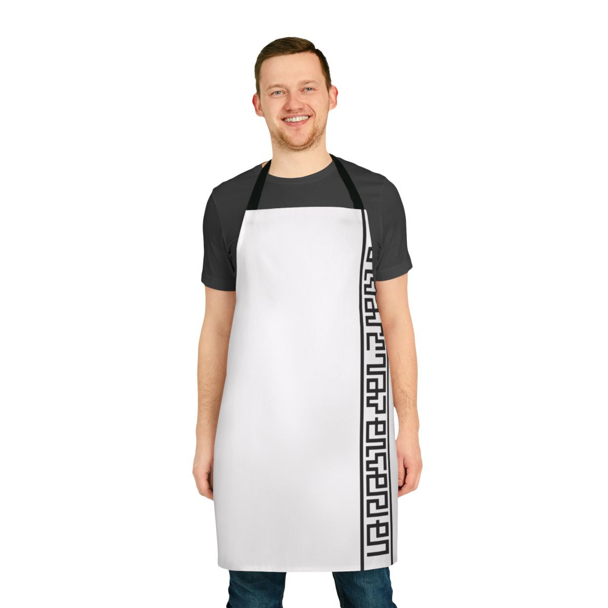 Keny Arkana-inspired rap apron with "La Rabia Del Pueblo" design