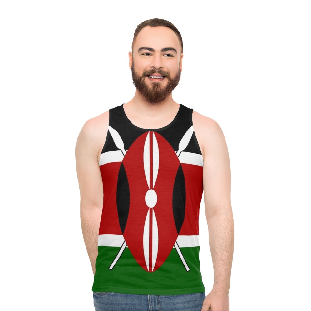 Kenya Flag Unisex Tank Top