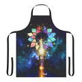 A stylized apron featuring the iconic Keyblades from the Kingdom Hearts video game series.