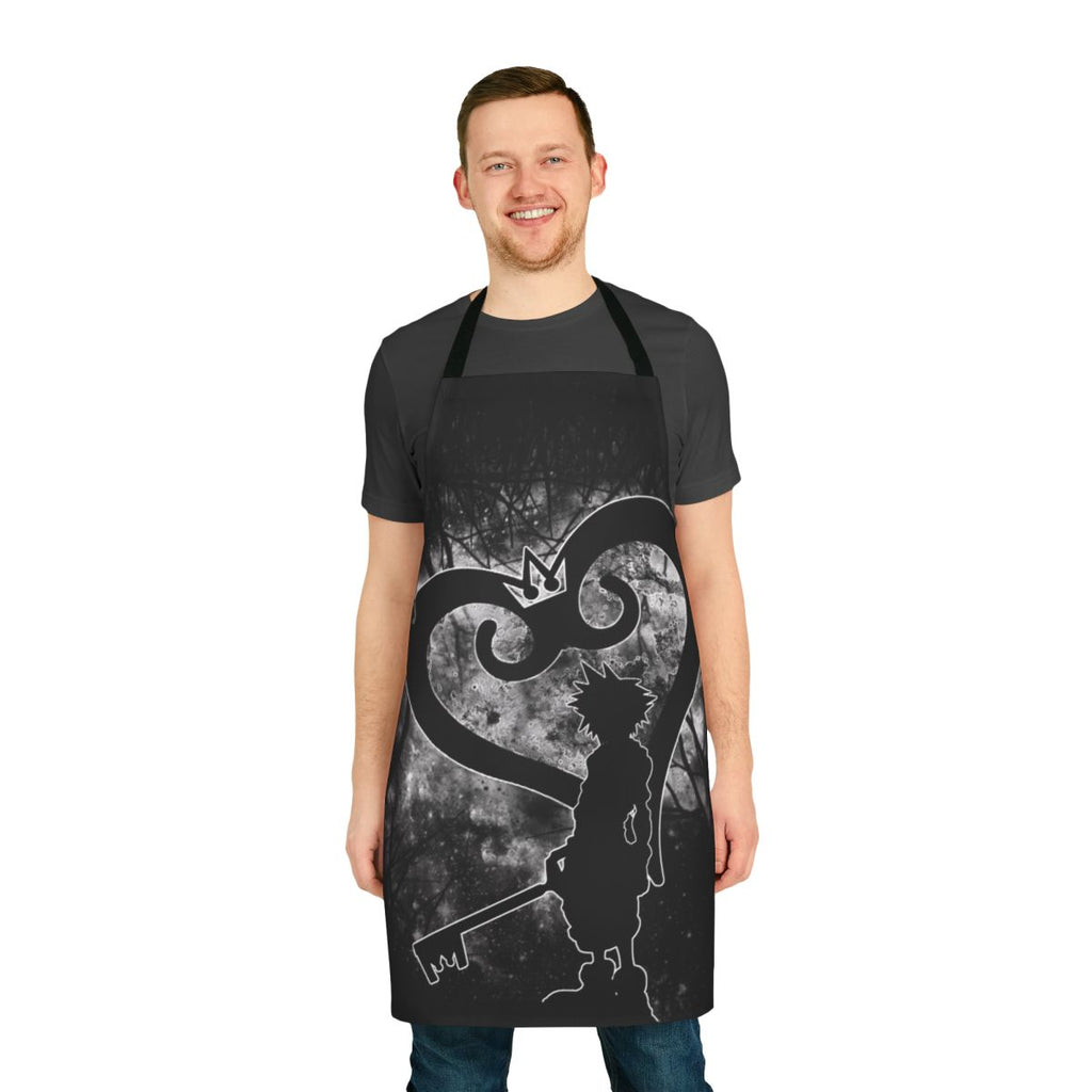 Keyblade-themed apron for fans of the Kingdom Hearts video game series