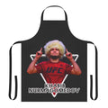 Khabib Nurmagomedov-inspired MMA apron featuring the UFC champion's iconic image