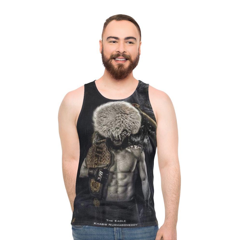 Khabib Nurmagomedov Undefeated UFC GOAT Unisex Tank Top