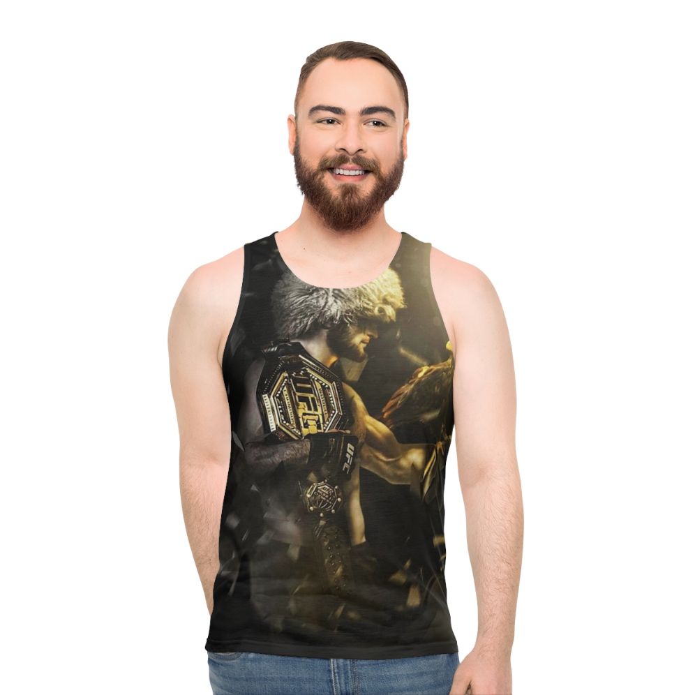 Khabib Nurmagomedov Undefeated Champion MMA Fighter Unisex Tank Top