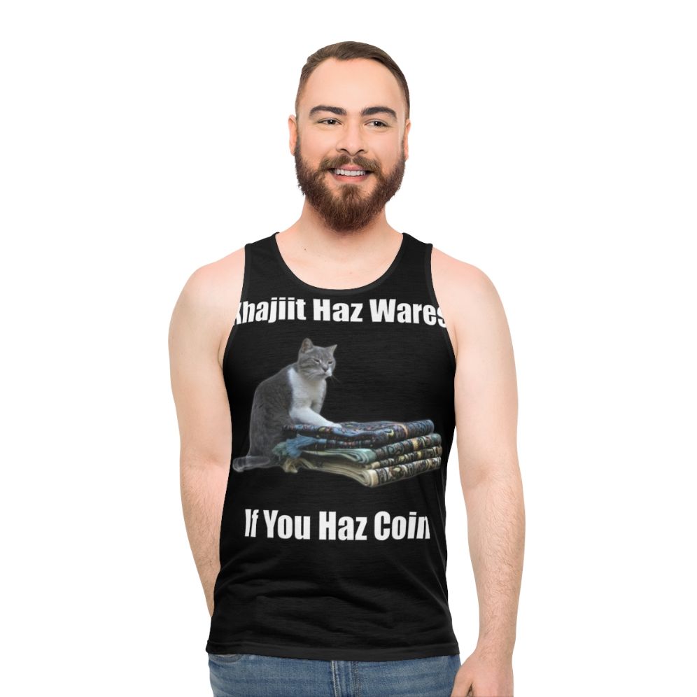 Khajiit Meme Unisex Tank Top