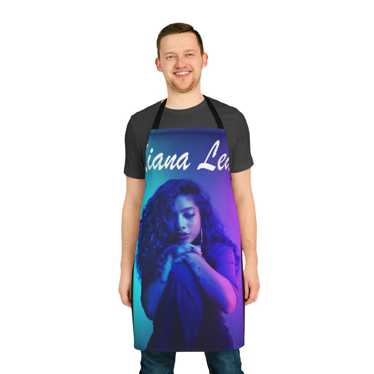 Kiana Lede Inspired Apron with Lyrical Design