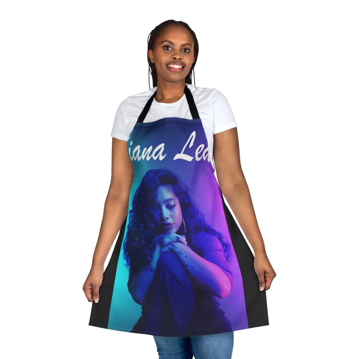 Kiana Lede Inspired Apron with Lyrical Design