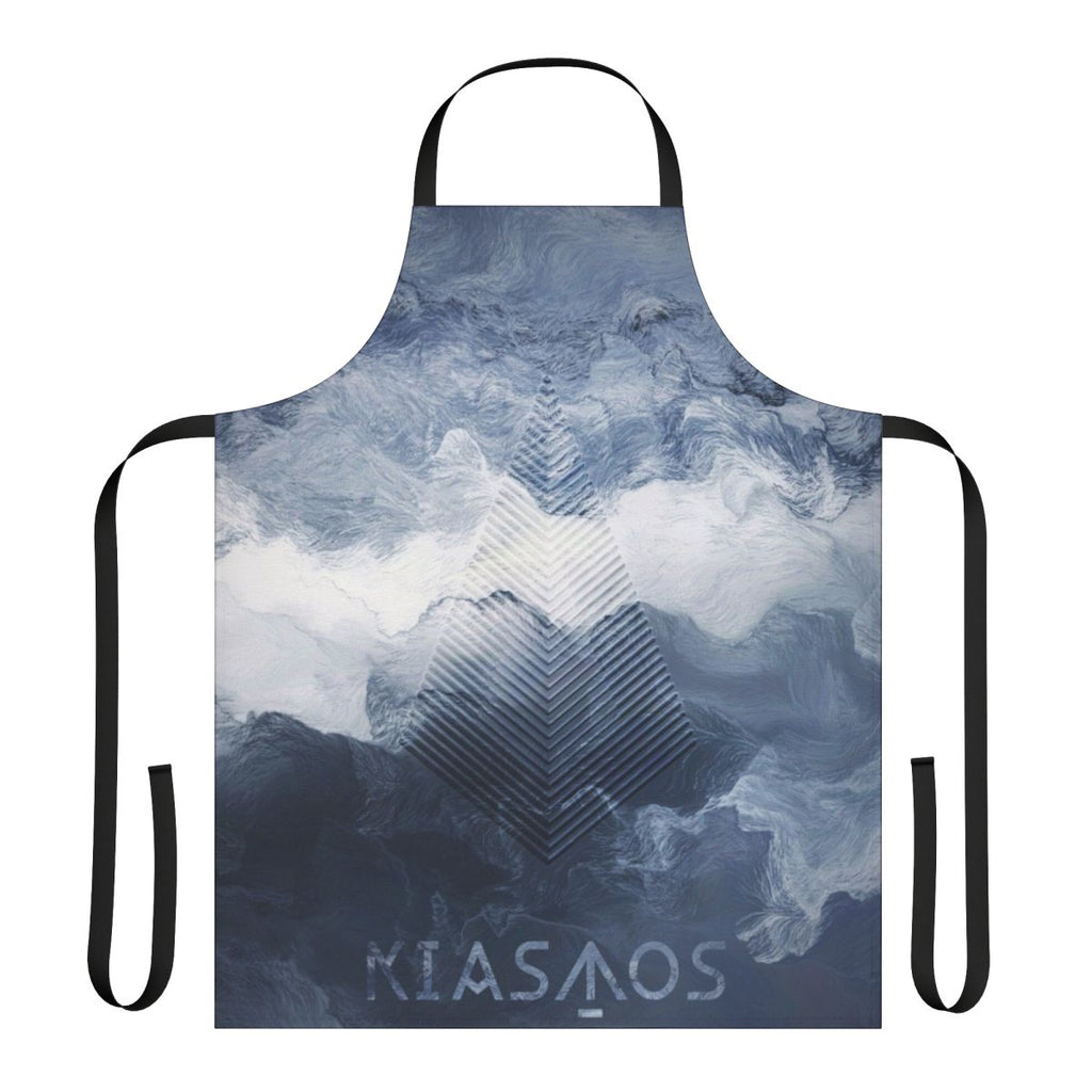 Kiasmos-inspired apron with bold, electrifying design
