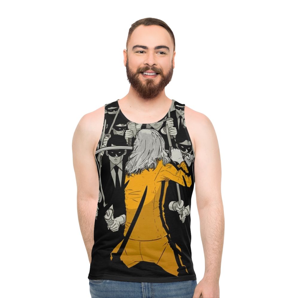 Unisex tank top with "Kill The Bill" vintage-inspired design