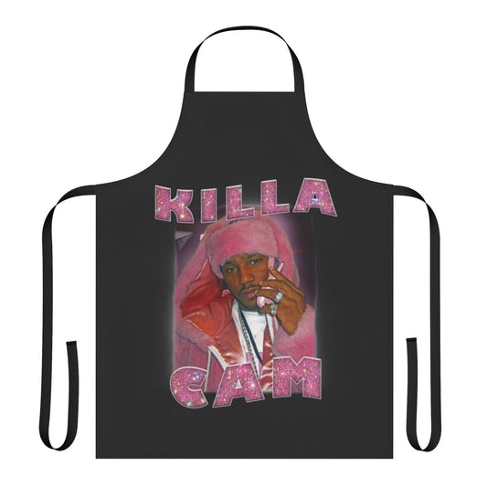 Killa Cam Bootleg Tee Shirt Apron featuring Camron and Dipset inspired vintage hip hop design