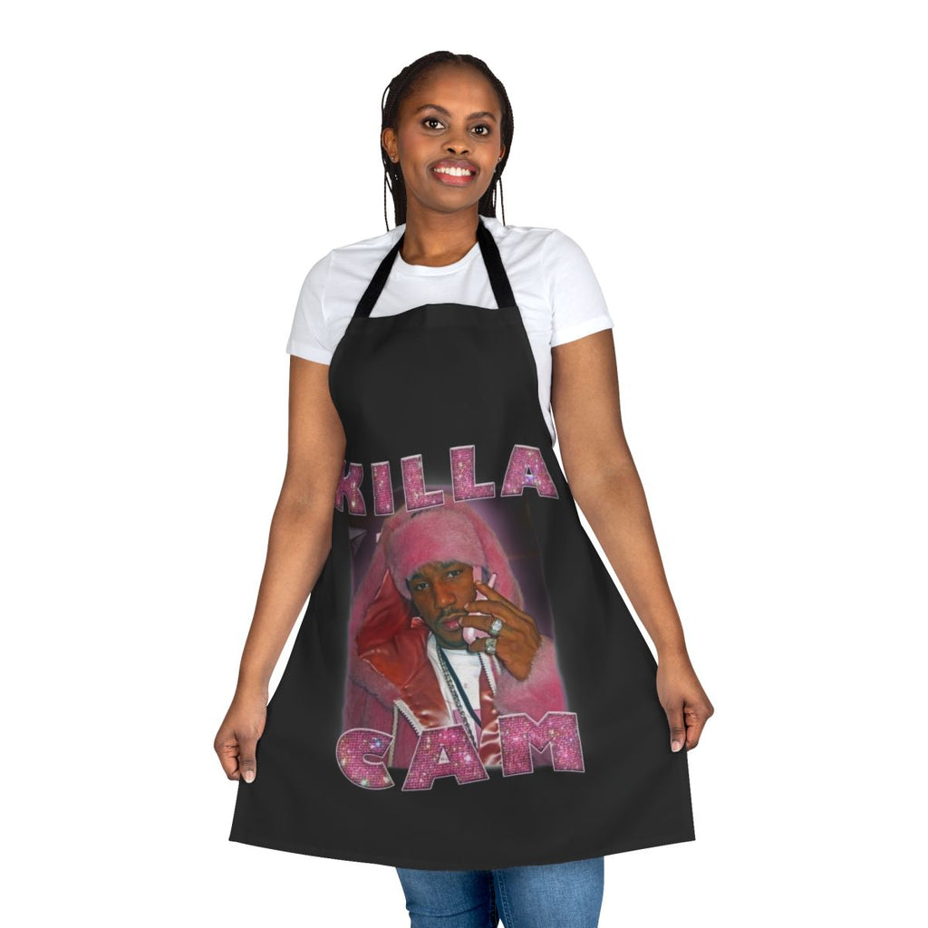 Killa Cam Bootleg Tee Shirt Apron featuring Camron and Dipset inspired vintage hip hop design