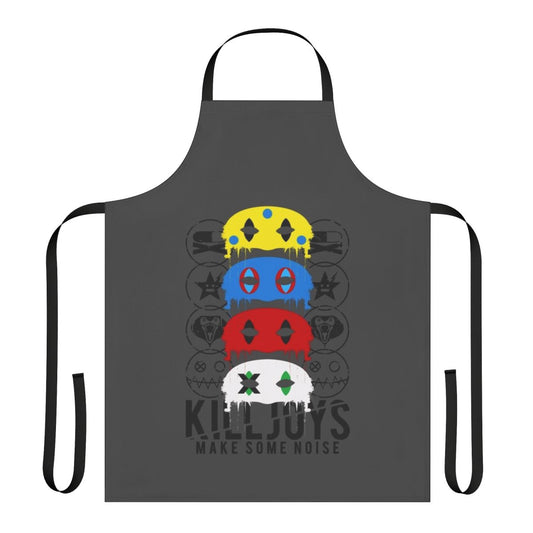 Killjoys-inspired noise-themed apron for music enthusiasts