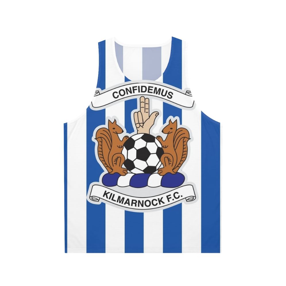 Kilmarnock Football Club Logo Stripes Unisex Tank Top