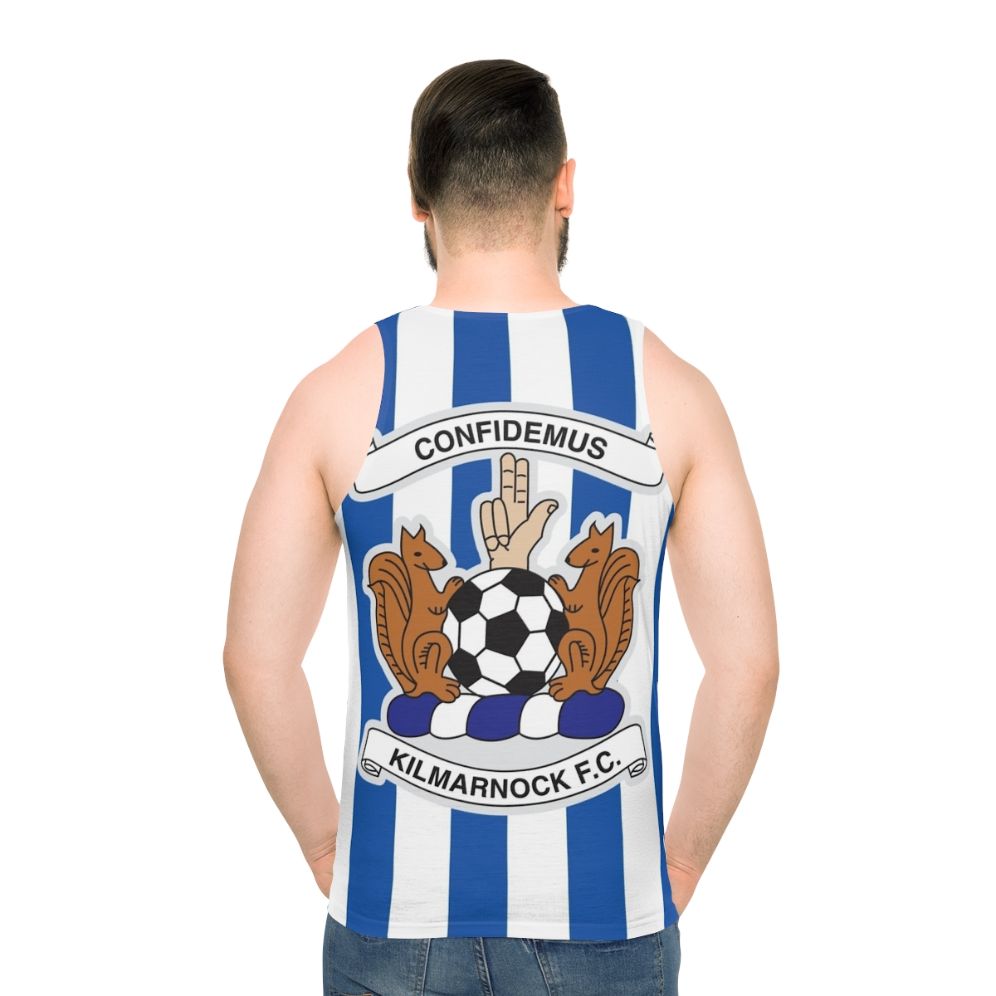 Kilmarnock Football Club Logo Stripes Unisex Tank Top