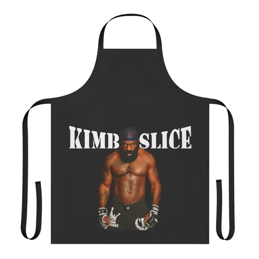 Kimbo Slice inspired cooking apron with MMA fighter memorial design