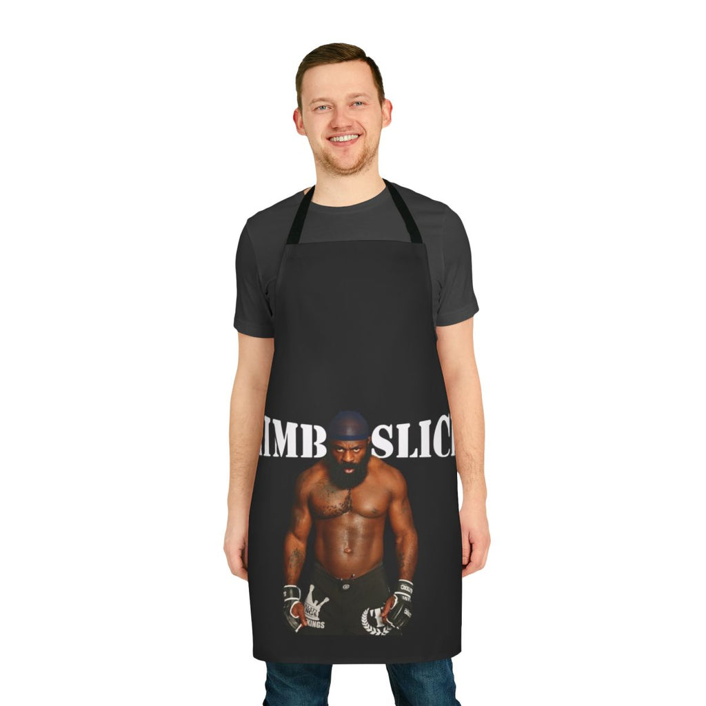 Kimbo Slice inspired cooking apron with MMA fighter memorial design