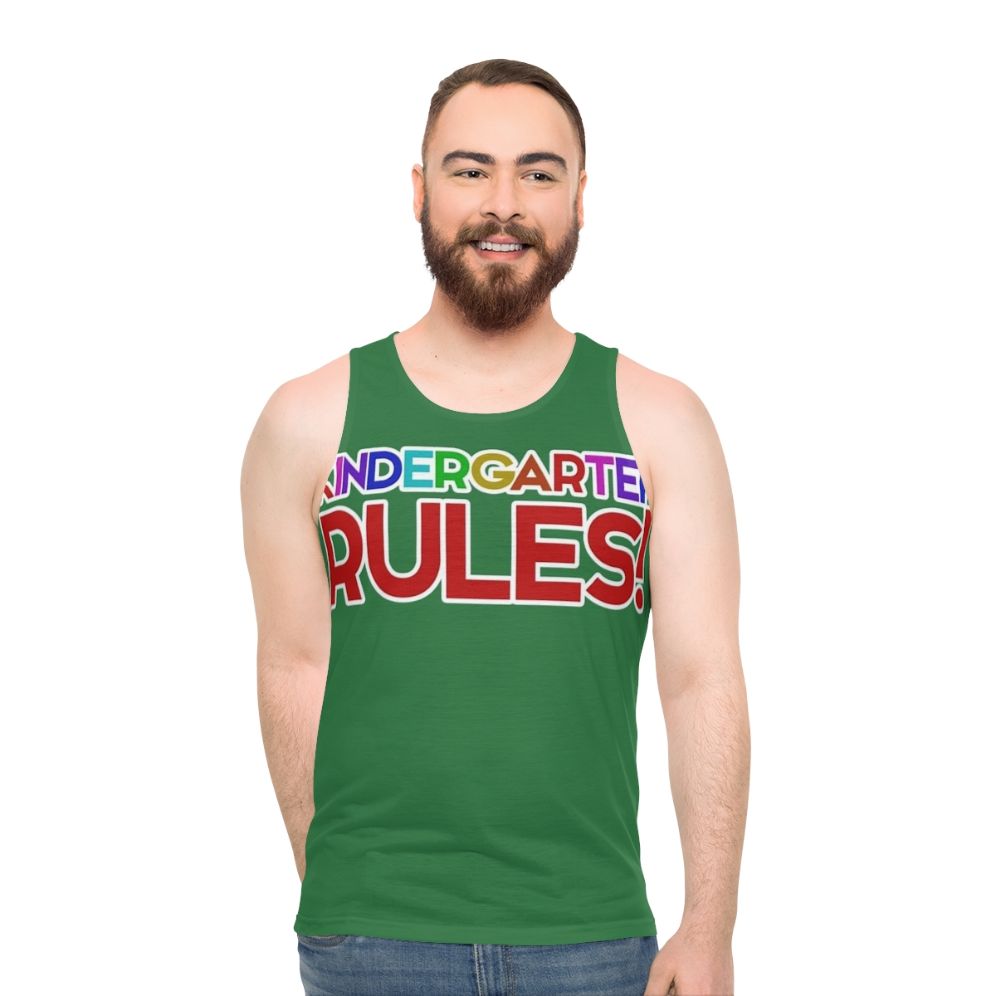 Unisex kindergarten rules tank top