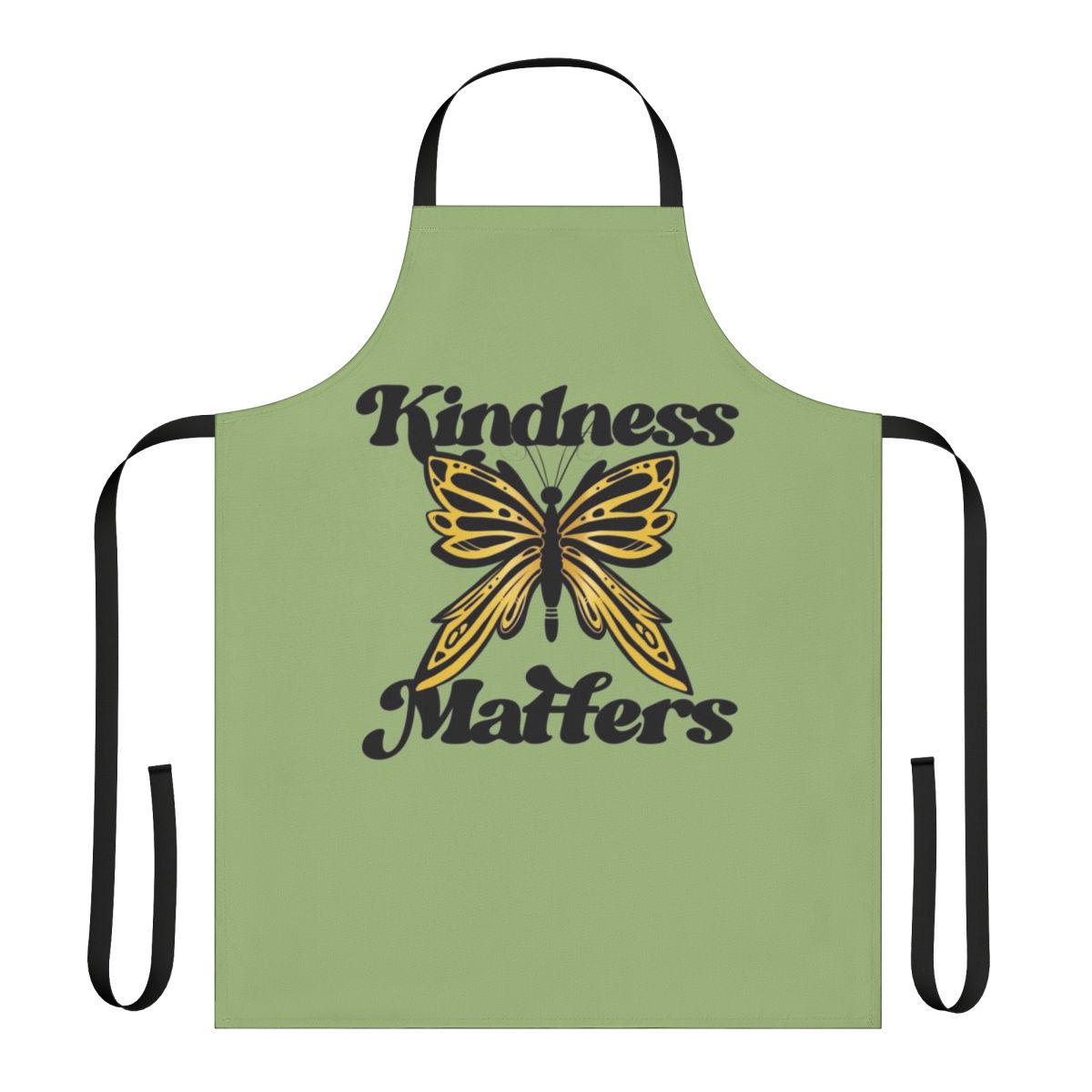 Kindness Matters Butterfly Apron with Nature Motif for Teachers