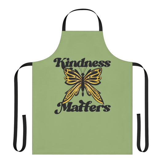 Kindness Matters Butterfly Apron with Nature Motif for Teachers