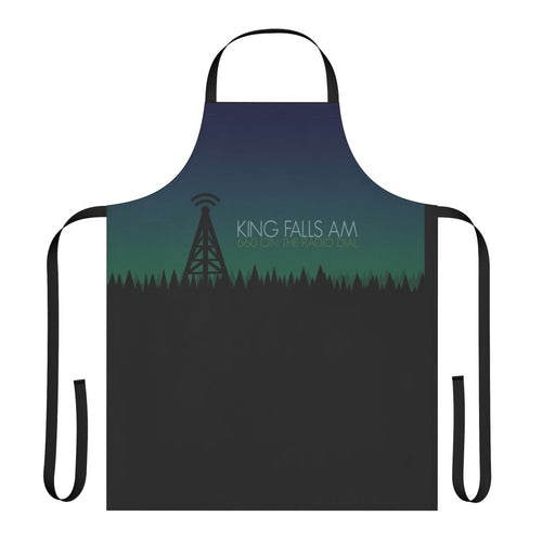 "King Falls AM Podcast Inspired Apron - Merchandise for Fans of the Show"