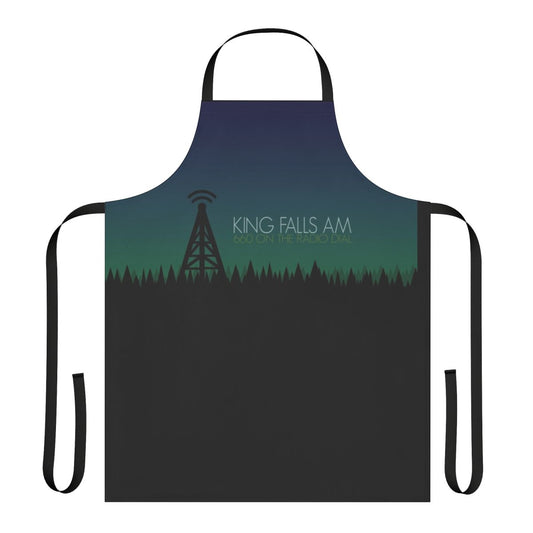 "King Falls AM Podcast Inspired Apron - Merchandise for Fans of the Show"