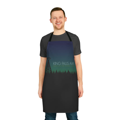 "King Falls AM Podcast Inspired Apron - Merchandise for Fans of the Show"