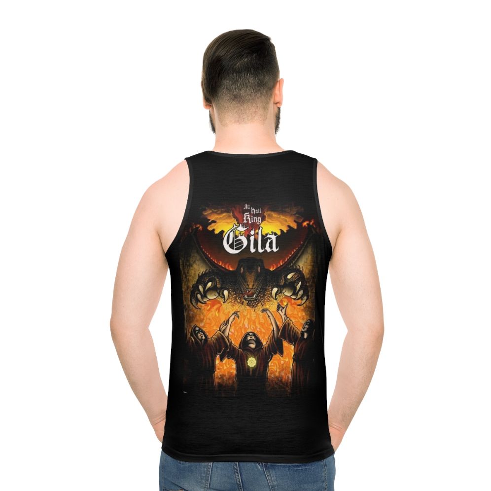 Unisex King Gizzard and the Lizard Wizard Tank Top with Gila Monster and Dragon Designs
