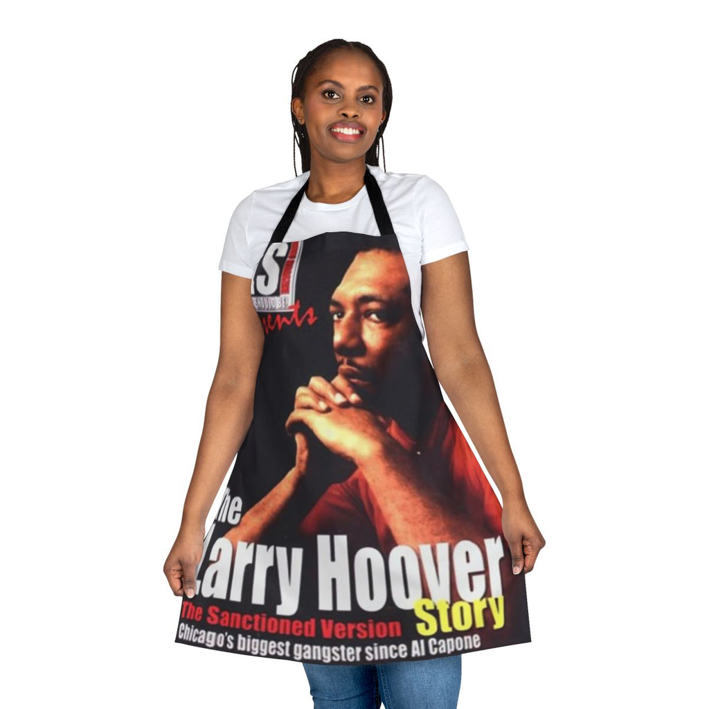 King Hoover inspired apron featuring a graphic design