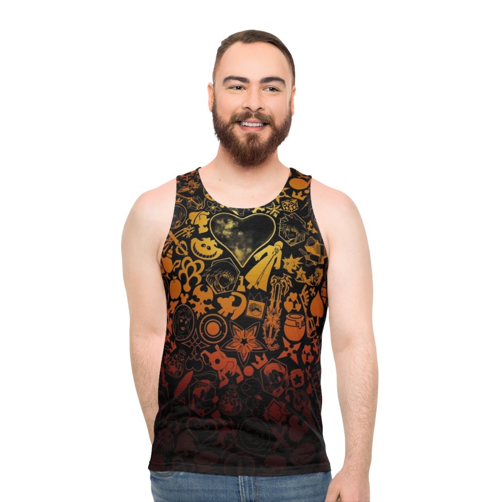Kingdom Hearts Disney Keyhole Unisex Tank Top