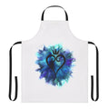 Anime inspired kingdom hearts themed apron with sora and heart symbol