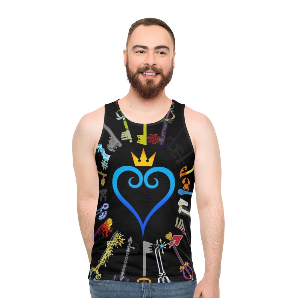 Kingdom Hearts Keyblade Unisex Tank Top