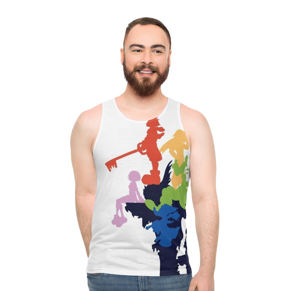 Kingdom Hearts Minimalist Unisex Tank Top