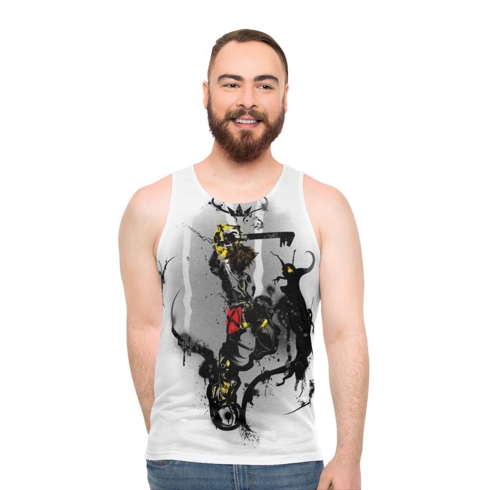 Kingdom Hearts Sora Keyblade Unisex Tank Top
