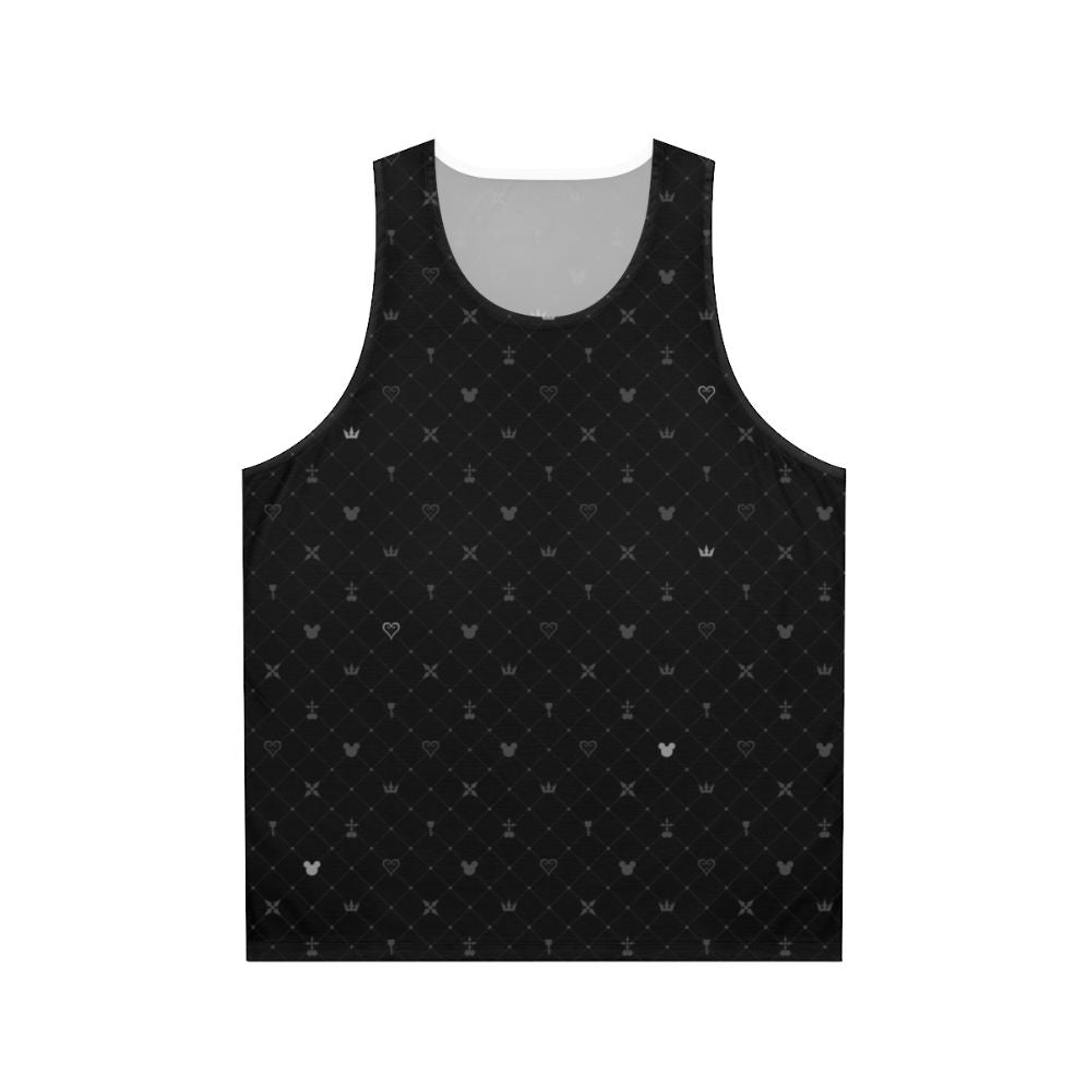 Kingdom Hearts pattern unisex tank top