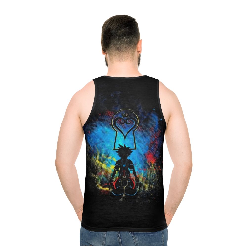 Kingdom Hearts Unisex Tank Top with Space Design