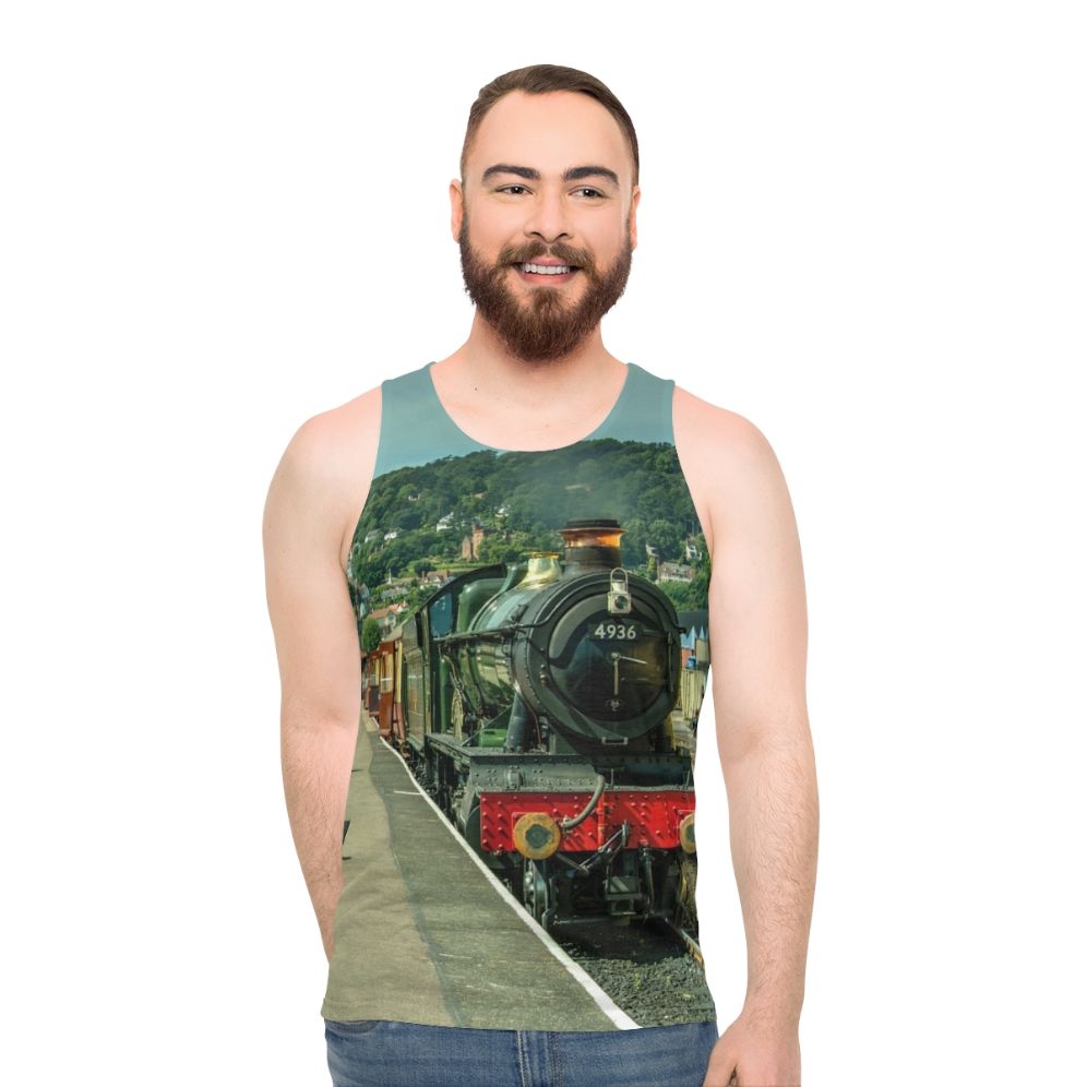 Kinlet Hall GWR Locomotive Unisex Tank Top
