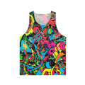 Kirby pop art unisex tank top