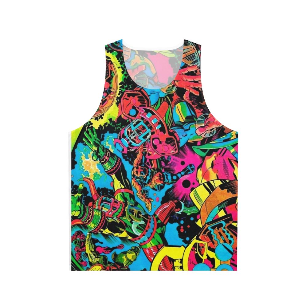 Kirby pop art unisex tank top