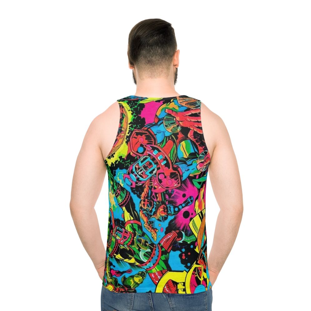 Kirby pop art unisex tank top