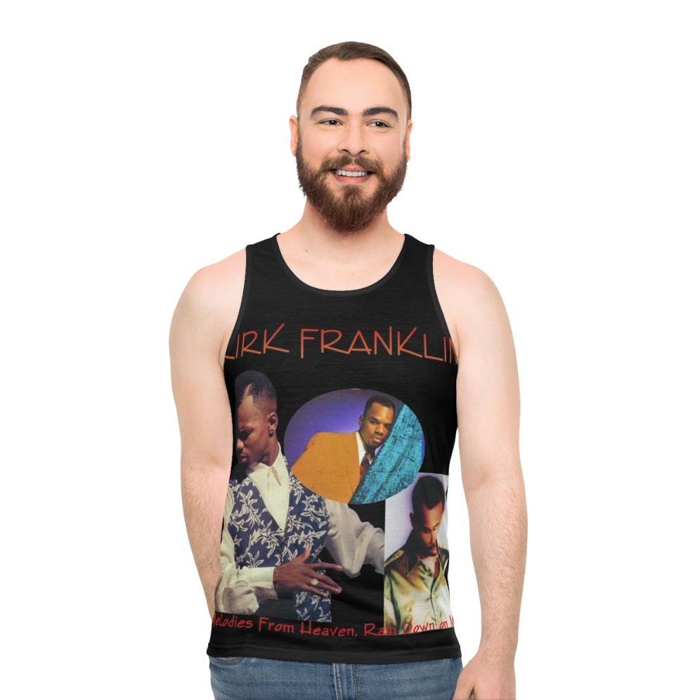 Kirk Franklin 90s music inspired black tank top