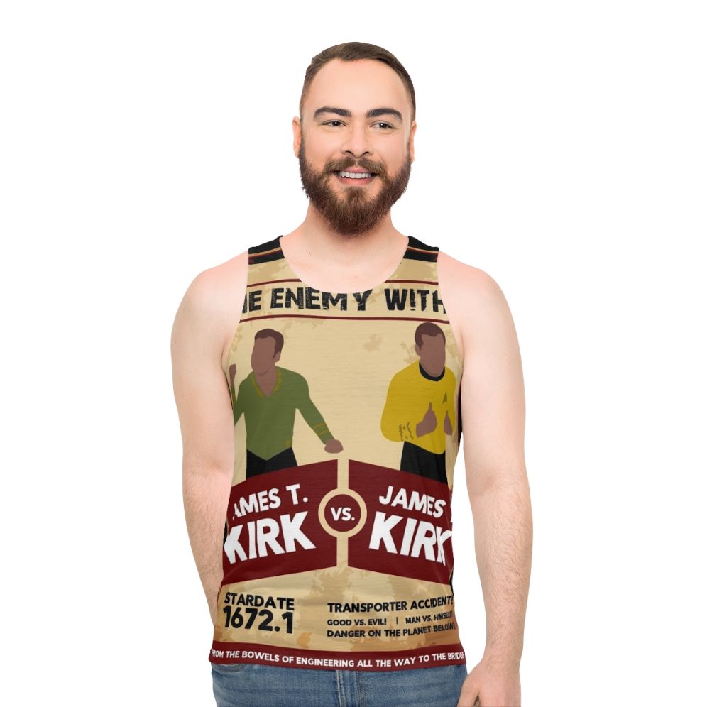Kirk vs Kirk Star Trek Unisex Tank Top