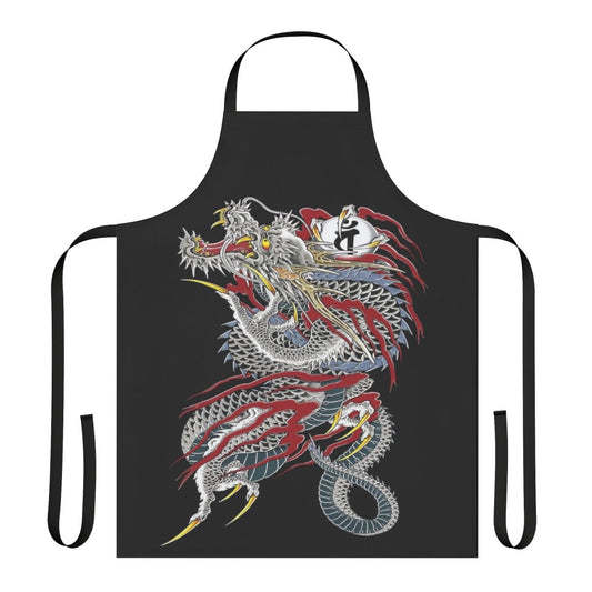 Apron featuring the iconic Dragon of Dojima, Kiryu Kazuma, from the Yakuza video game series