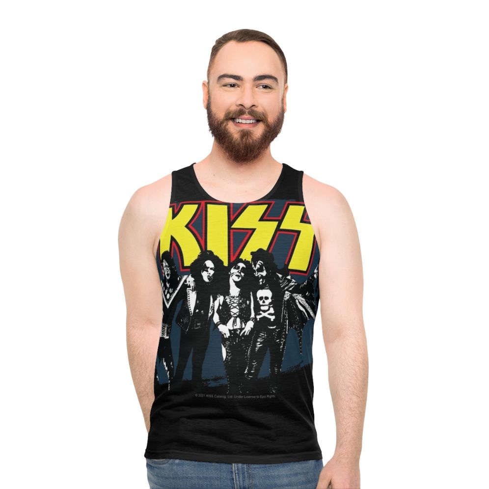 Kiss 74 Central Park Stroll Unisex Tank Top