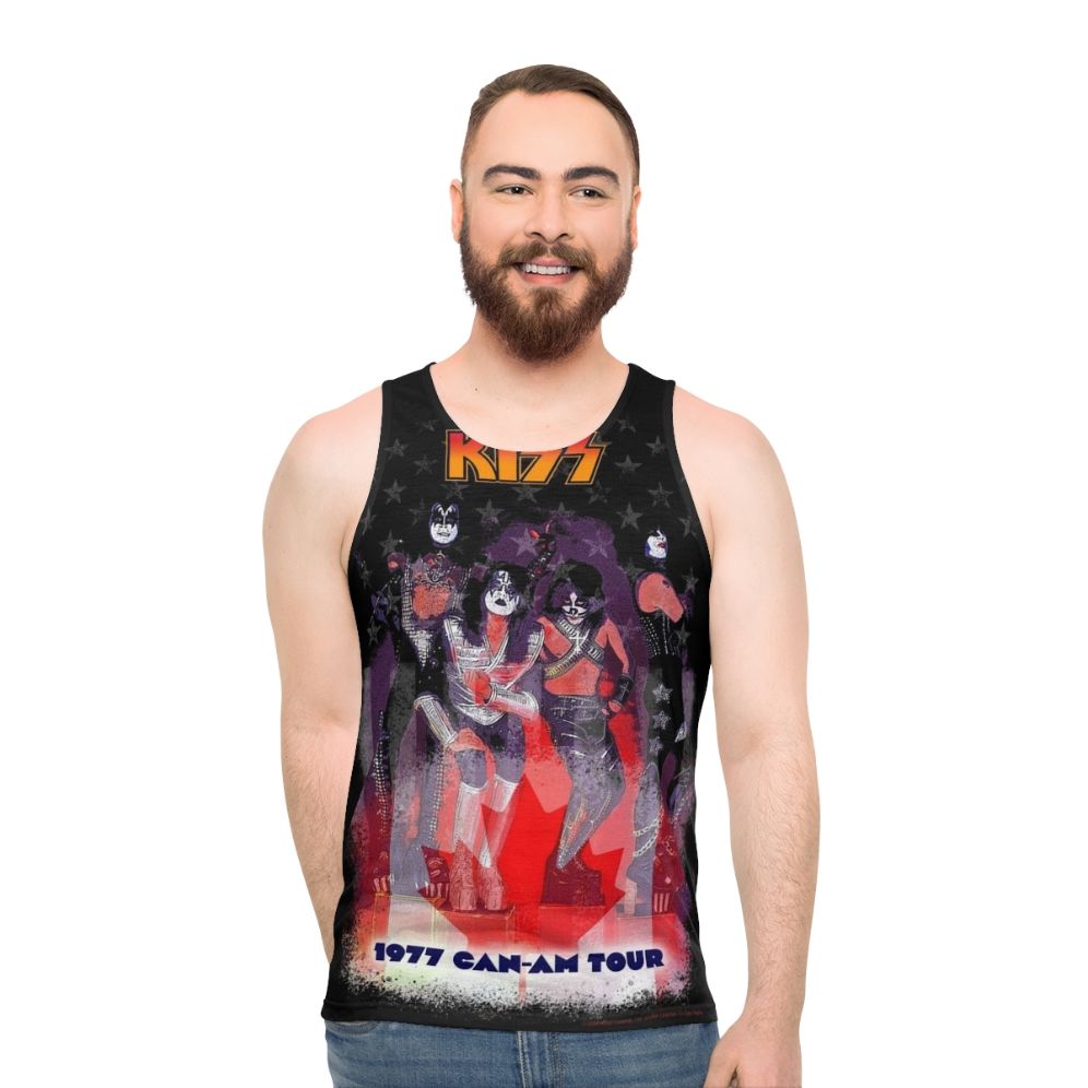 KISS Band 1977 Tour Unisex Tank Top