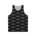 Unisex tank top featuring classic Kiss band logo