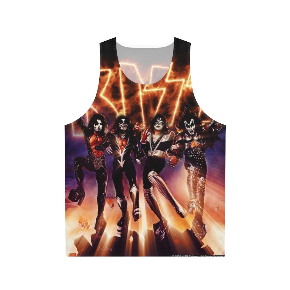 KISS Band Destroyer Fire Logo Unisex Tank Top