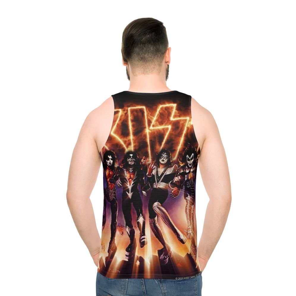 KISS Band Destroyer Fire Logo Unisex Tank Top