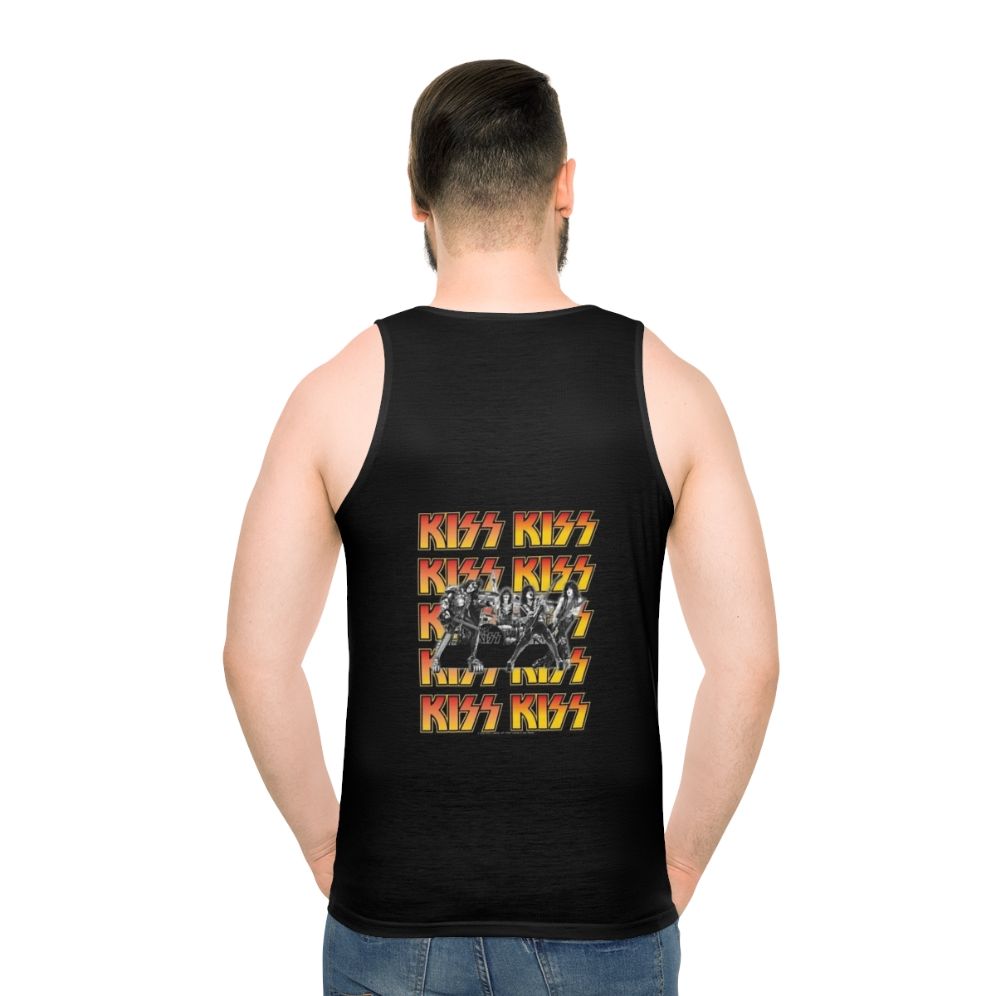 Unisex tank top with Kiss band fan art