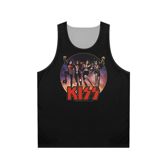 Kiss band members unisex tank top