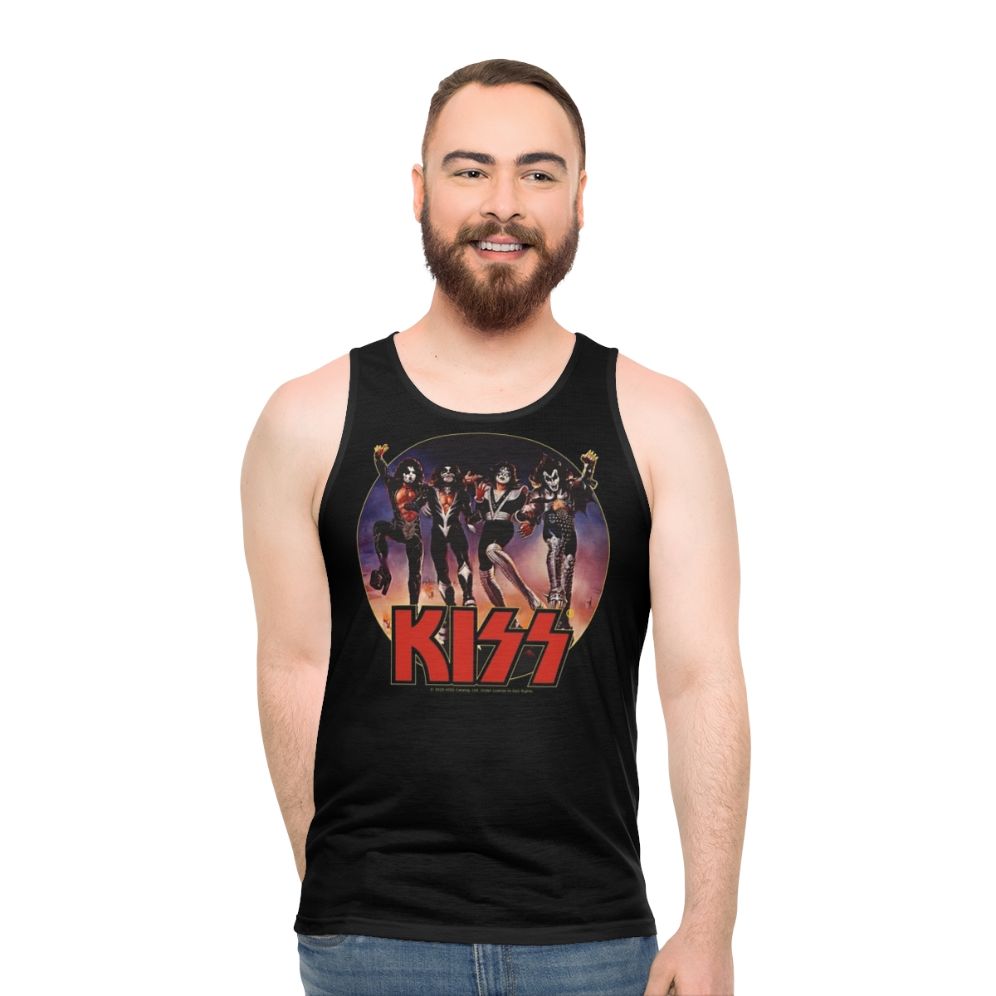 Kiss band members unisex tank top
