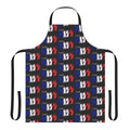 Dark apron featuring the French Kiss the Band logo design for Kiss music fans